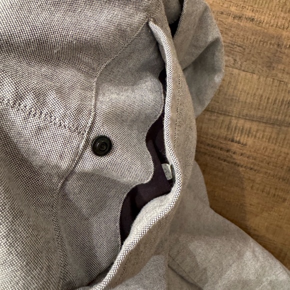 Lululemon Men’s Commission Short Relaxed Qwick Oxford 11" inseam Black/White 32 - Picture 13 of 13